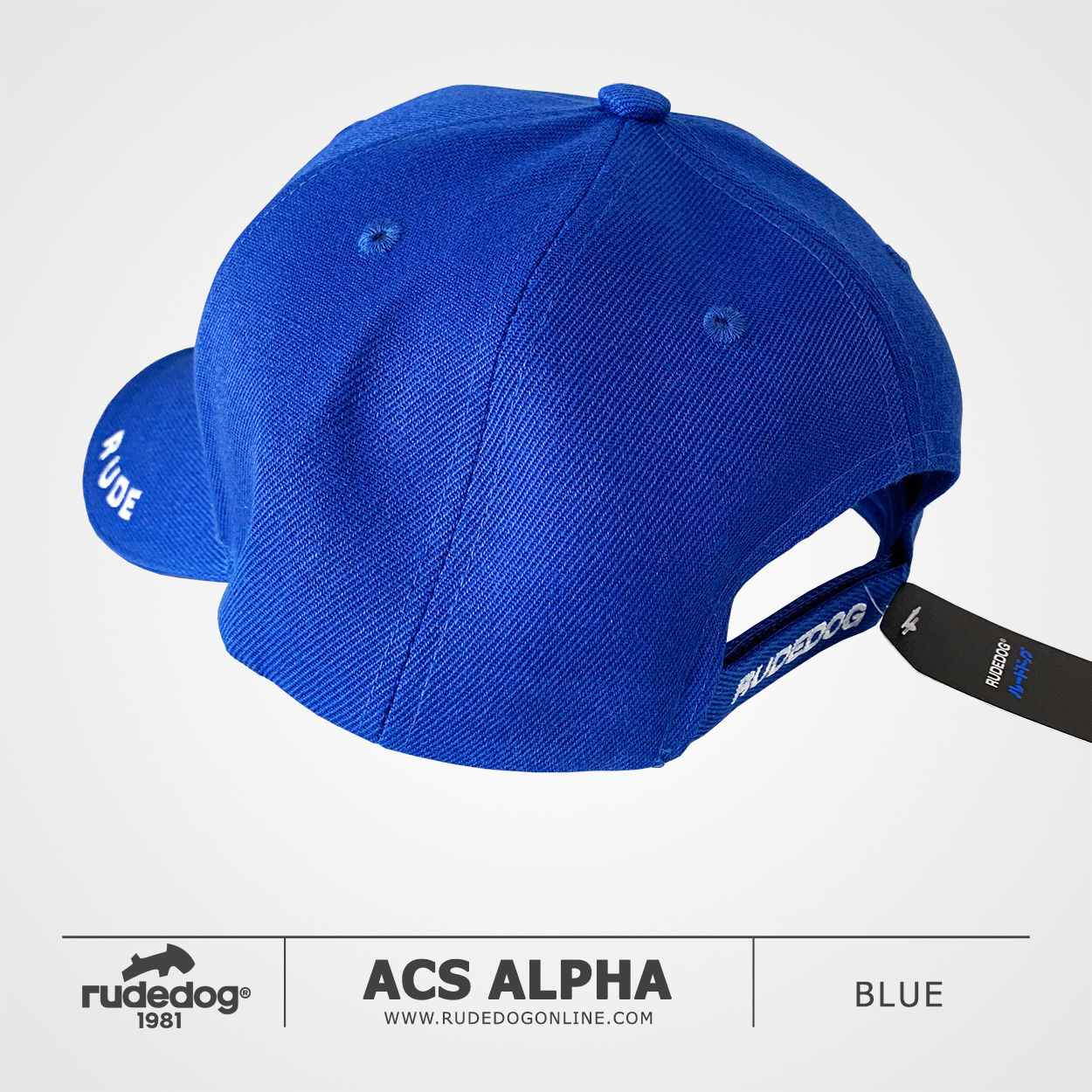 หมวกแก๊ป rudedog รุ่น ACS Alpha สีน้ำเงิน