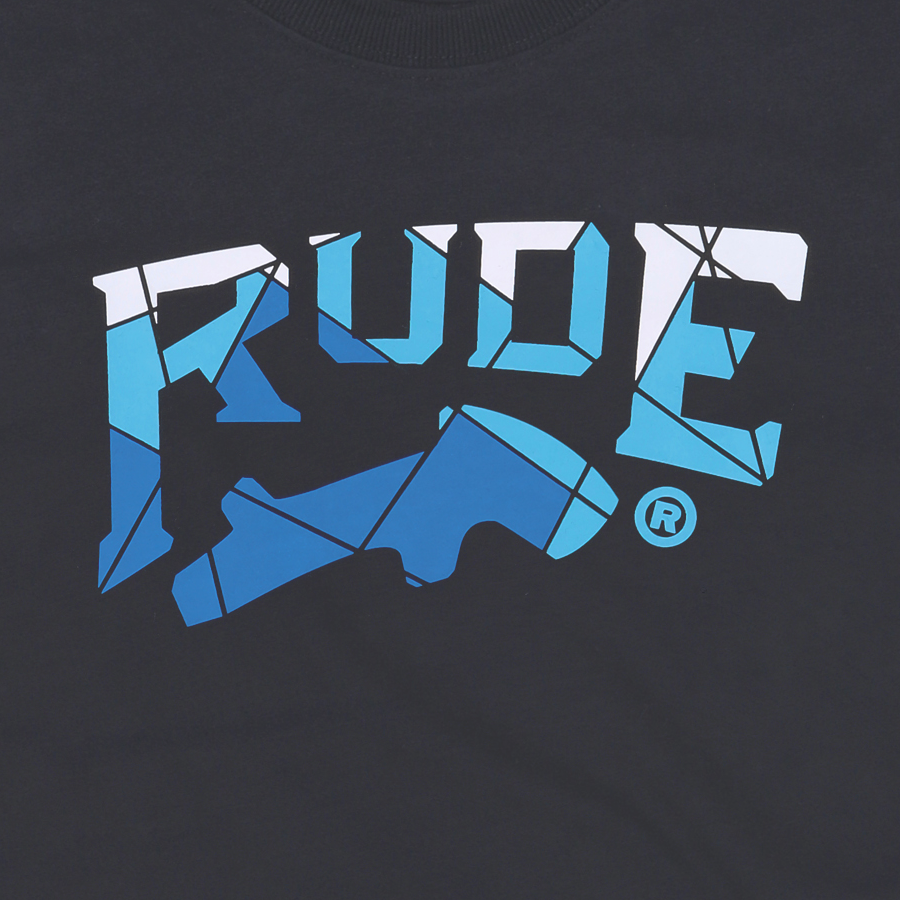 เสื้อยืด rudedog รุ่น Mica สีดำ